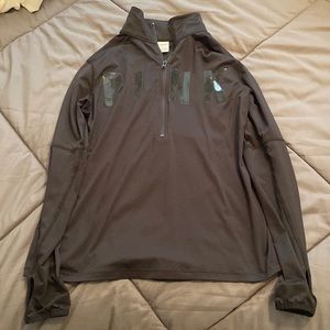 Black PINK half zip